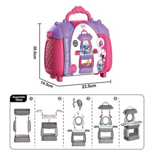 Pretend Play Makeup Toy Beauty Salon Set for Little Girls Kids 